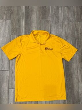 ASU School Of Letters And Sciences Yellow Shirt Large